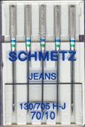 Jeans Machine Needles, Size 70/10, 5 pack